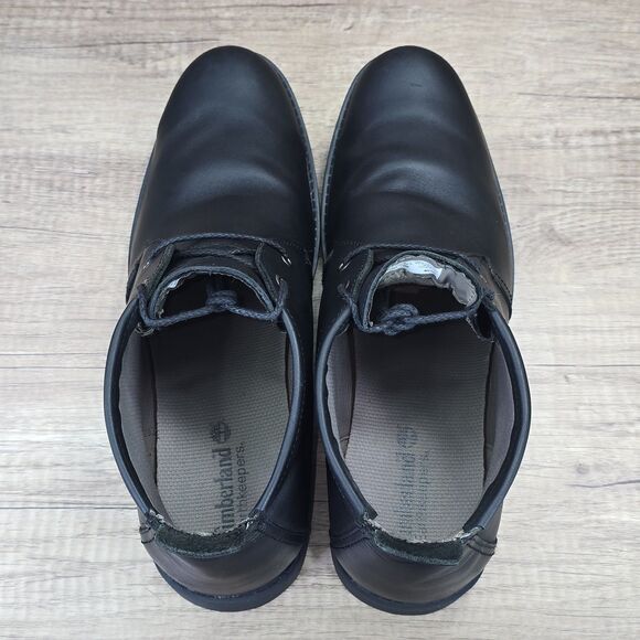 Timberland Earthkeepers Men's Size 11.5 Black Leather Waterproof Boots (5922R) - Picture 5 of 9